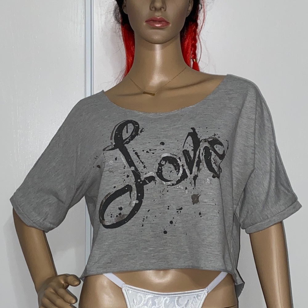 EUC- Grey crop top